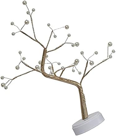 Aaoote Bonsai Tree Light, Luzes de árvore de pérolas de mesa 36 LEDS DIY DIY Decoração de lâmpada de árvore de