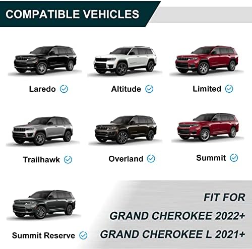 As barras cruzadas atualizadas do Snailfly Fit para 2021-2023 Jeep Grand Cherokee L e 2022-2023 Grand Cherokee