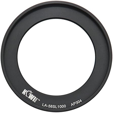 Kiwifotos la-58sl1000 Adaptador de filtro de 58 mm para Fujifilm finepix S8200 / S8300 S8400