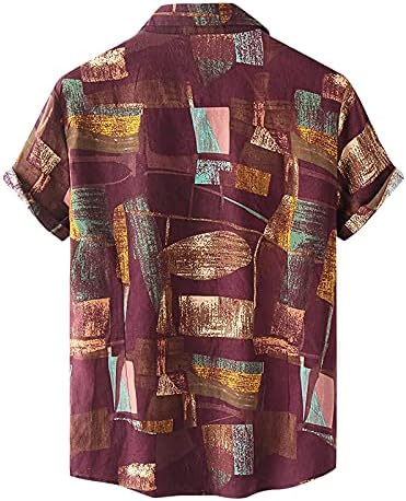 Presente de camisas de férias de Dudubaby para ele de verão novo manga curta plus size size de lapela solta