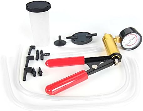 MotorMan Tools Professional Hand Hand Bleeder Bomba de vácuo Kit Tester Tester com adaptadores