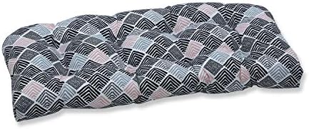 Travesseiro Perfeito Perfeito ao ar livre/interno Belk Shadow Square Canto Seat Almofos, 20 x 20, preto,