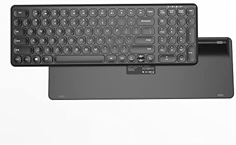 Teclado de teclado sem fio Astargo Stratosphere 2.4g sem fio com teclado numérico para computador/desktop/pc/laptop/superfície/TV