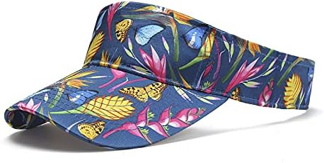 Viseira de verão Cap boné para homens Mulheres esportes ao ar livre Chapéus de viseira Floral Print
