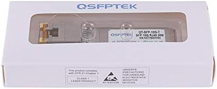 QSFPTEK 10G SFP+ RJ45 Módulo, módulo SFP para RJ45 GIGA Mini-GBIC para RJ45, transceptor de cobre