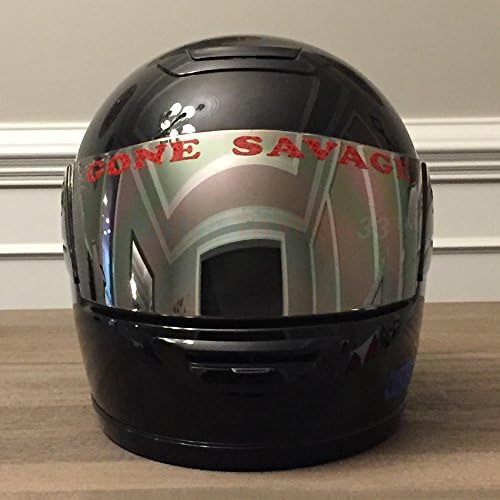 CustomTaylor33 Texto personalizado Decalques reflexivos de alta intensidade para viseiras de capacete