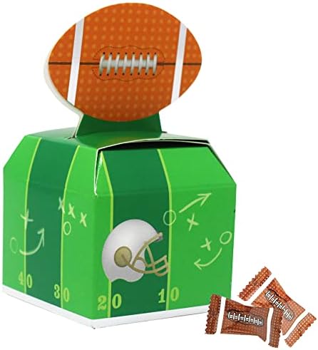 Caixas de favor da festa de futebol - Caixa de tratamento de temas esportivos - 12 caixas de festa