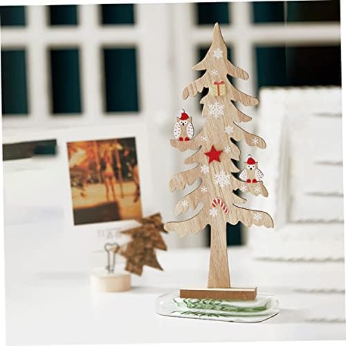 Ornamentos de árvore de natal stobok decoração de lareira decoração amadeirada acessórios domésticos árvores de