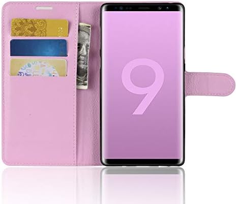 Capa de telefone celular Litchi Texture Horizontal Flip Leather Case para Galaxy Note 9, com carteira