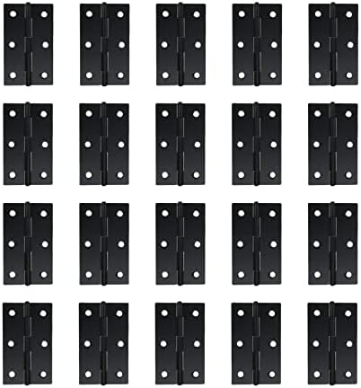 MEWUTAL 10 PCS Black Delding Dobing Delbings for Furniture Cabinet Box Box Guardrobe, com parafusos