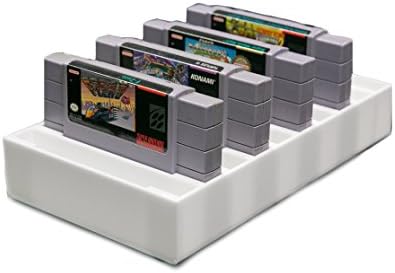 Bitlounger 16bitsn Super Nintendo SNES Storage Storage Dustcover Bandeja, acabamento preto