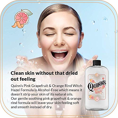 Sabão líquido líquido orgânico puro de Quinn Castile 32 Oz e Quinn's Alcohol Free Pink Fruit e Rind