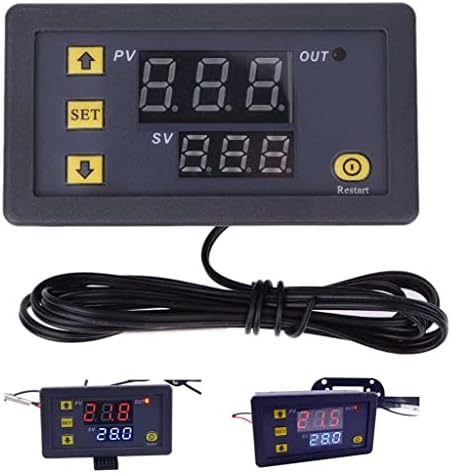 Termômetro AC110-220V Controle de temperatura digital LED Display Termostato calor/resfriamento Instrumento de