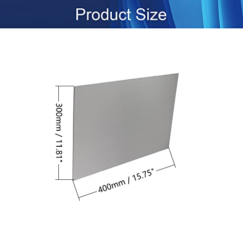 Placa de espuma de PVC de Aicosineg 0,125x 11,81 polegadas x 15,75 polegadas Folha de PVC expandida Placa plástica