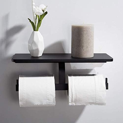 Portador de toalhas de papel xjjzs - suporte de papel higiênico aço inoxidável banheiro duplo papel de papel