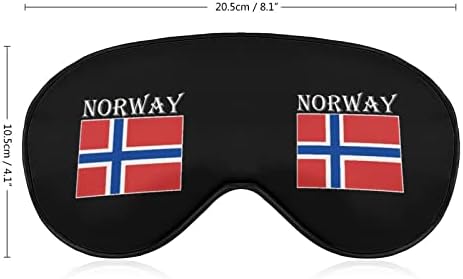 Bandeira da Noruega máscara macia máscara de sombra eficaz máscara de sono conforto