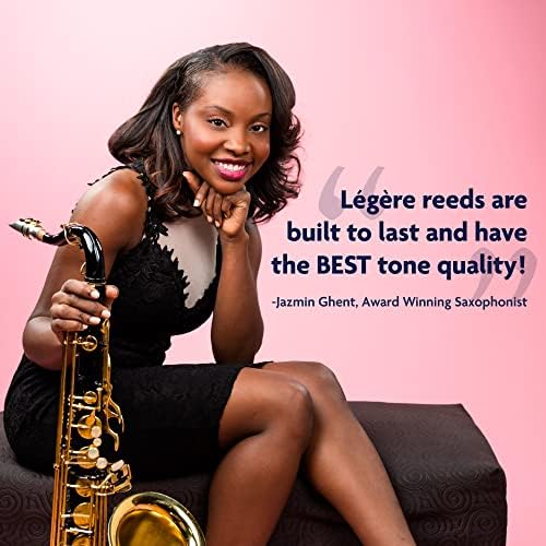 Légère Reeds Premium Synthetic Woodwind Reed, saxofone tenor, assinatura, força 3.00