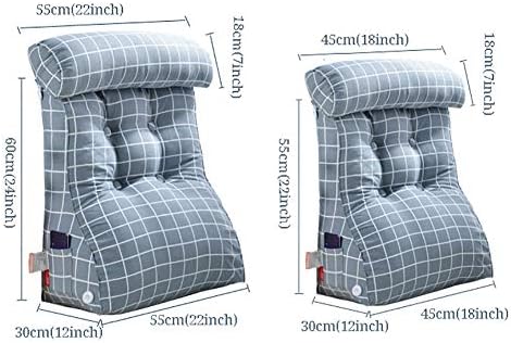Triângulo Topy Back Wedge Cushion Pillow, Backrest Ajuste Reading Pillow Sofá cama de escritório Rest Cushion