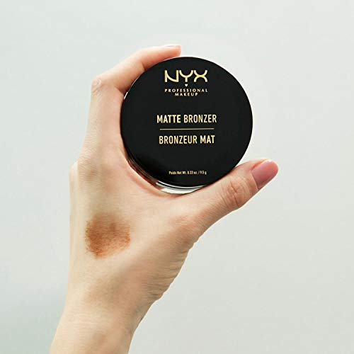 Bronzer fosco de maquiagem profissional NYX, bronzeado profundo