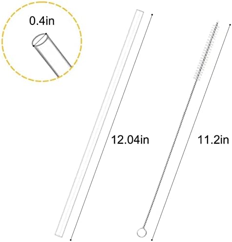 Finduat 6 Pack Substacting Straw Straw Compatível para Stanley 40 onças de copa de 30 onças, canudos reutilizáveis