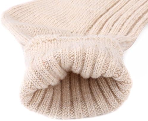 Meninos meias de lã grossa crianças de inverno sem costura meias quentes 5 pacote