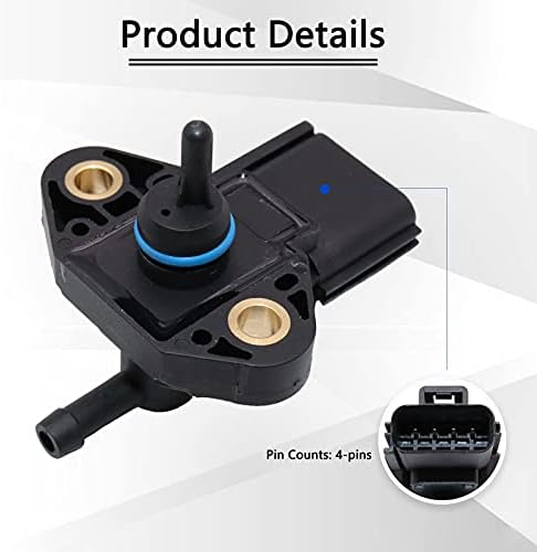 Sensor de pressão de injeção de combustível Kejsted FPS5 para Ford F150 F250 F350 F450 E150 E250