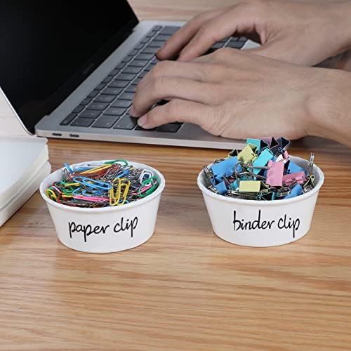 Ontube Ceramic Paper Clip Solter e Binder Clip Selder Set