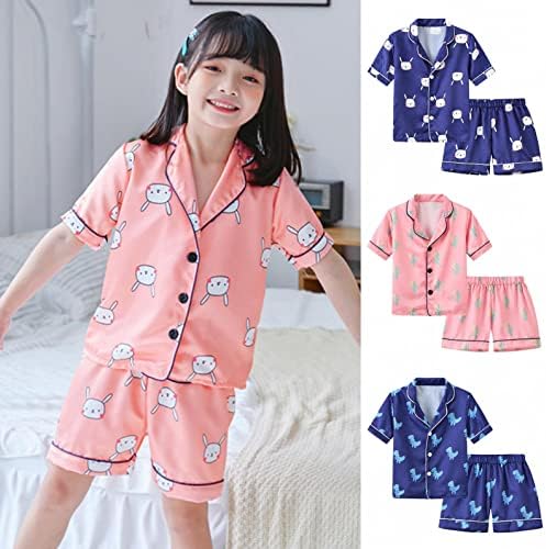 Roupa de coruja xbkplo para meninas camisa de roupa de dormir t pijama de pm pijama