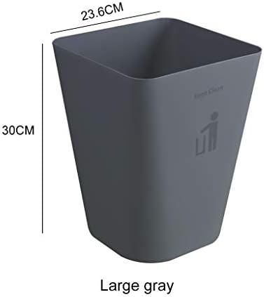 WXXGY lata de lata de lata de lixo de lixo de lixo Bin Bin feito de lixo de banheiro retangular compacto de