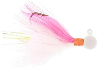 Danielson Steelhead Jig Fishing Equipment, 1/4 oz, rosa/branco
