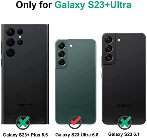 Caso da carteira Ultra Galaxy S23 para Samsung Galaxy S23 Ultra 5G 6,8 '