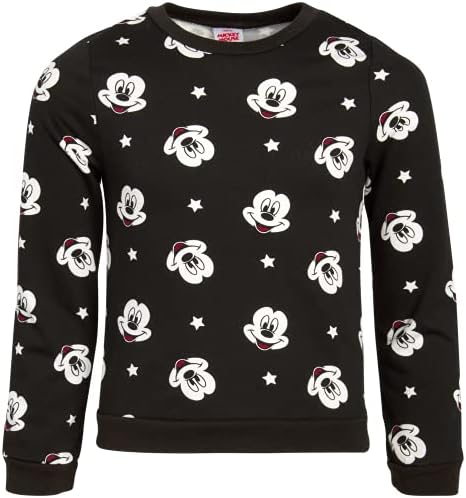 Conjunto de Jogger do Mickey Mouse dos meninos da Disney - moletom de lã e calça de moletom