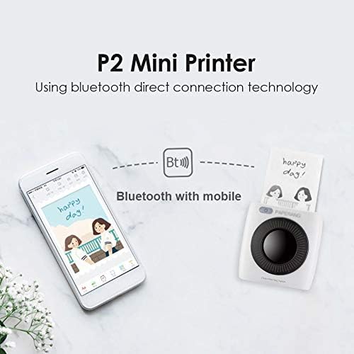 XXXDXDP P2 Mini impressora térmica de bolso portátil para iOS Android Portable Photo Printer for