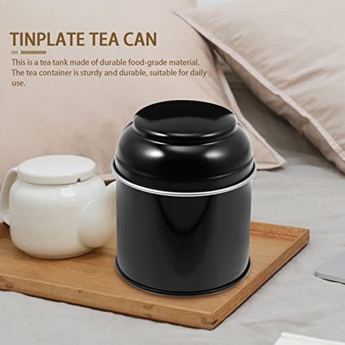 Recipientes de armazenamento de chá do doool 2pcs jarra de chá jarra de lata de chá de chá vedação caddy