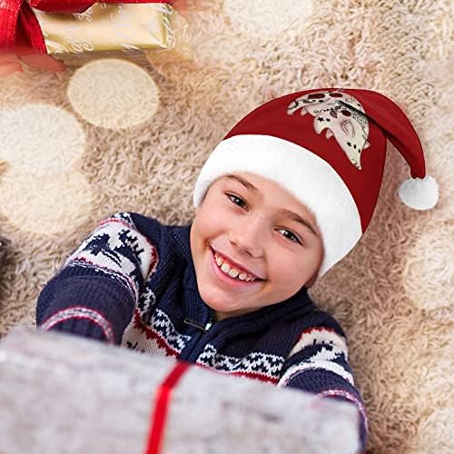 Tattoo Pig Christmas Hat de chapéu de Papai Noel personalizado decorações de Natal engraçadas