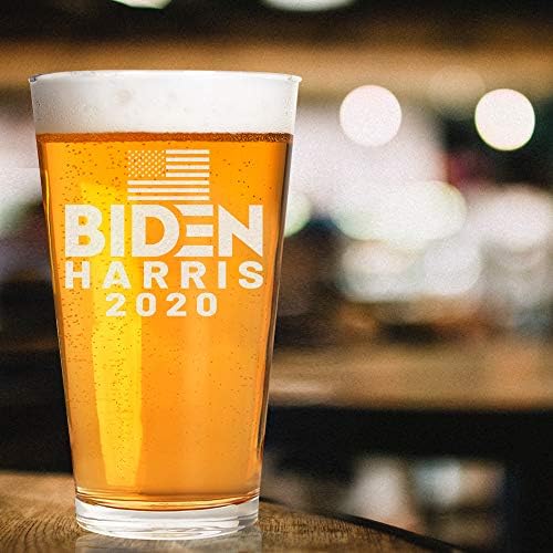 Dems para os EUA Biden Harris 2020 | Caneca de cerveja | 16 oz. Canecas de cerveja para novidades | Vidros políticos