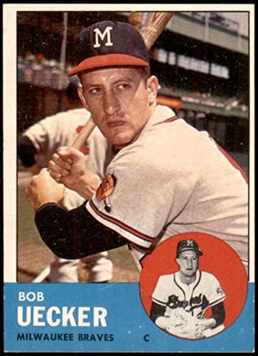 1963 Topps 126 Bob Uecker Milwaukee Braves ex Braves