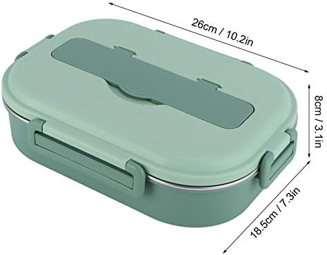 Bento Box, 304 lancheira de aço inoxidável, caixa de bento de compartimento, caixa de bento portátil de 4