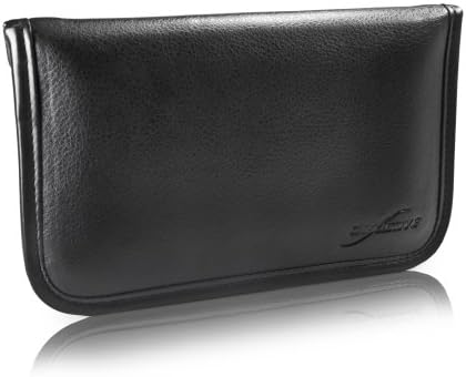 Caixa de onda de caixa compatível com Doogee N20 Pro - Elite Leather Messenger bolsa, design de envelope