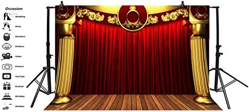 Baocicco 10x8ft teatro de teatro de vinil cenário interior fotografia fotografia de fundo luzes de palco