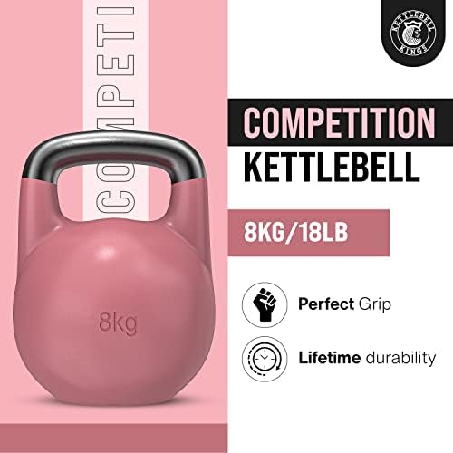 Kettlebell Kings | Competição Kettlebell pesos para mulheres e homens | Projetado para conforto em
