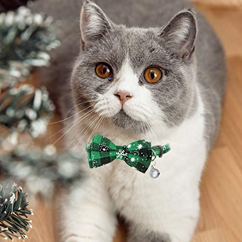 Cole de gato de Natal com gravata borbole