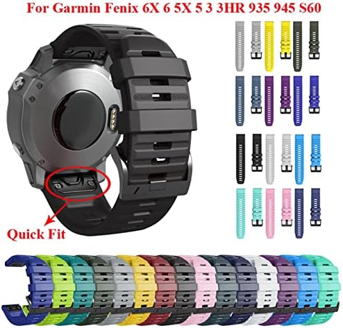 SDUTIO 26 mm 22mm Watch Watch Band para Garmin Fenix ​​7 7x 6x 6Pro relógio Silicone Easy Fit Wrist Strap