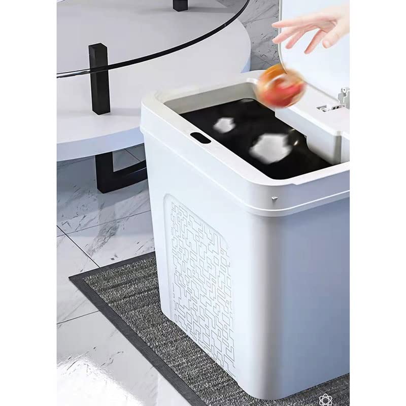 BKDFD Smart Sensor Automático Lixo eletrônico pode d'água à prova de banheiro à prova de banheiro lixo de costura