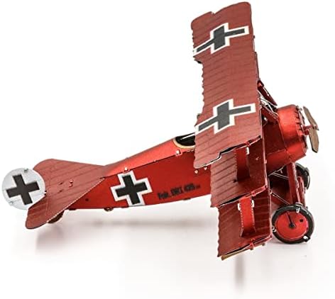 Metal Earth Fascinations Fokker Dr. I Pacote Triplane 3D Model Model Kit com pinças