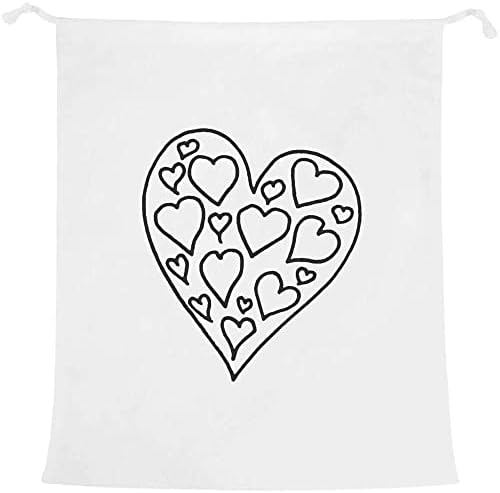 Azeeda 'Heart of Hearts' Laundry/Lavagem/Bolsa de Armazenamento