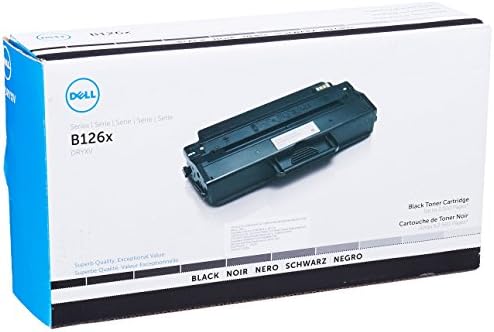 Cartucho de toner Dell Dryxv B1260DN/B1265DNF/B1265DFW Printers a laser, preto, tamanho único