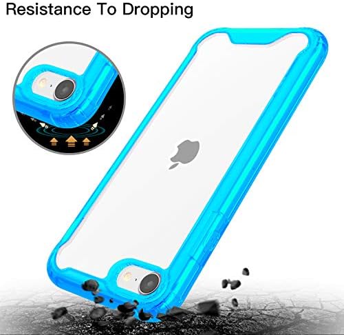 Caice Singdo iPhone SE 2020, caixa do iPhone 7/8, com [2 protetor de tela de vidro de 2 XTempered]