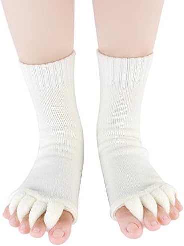 YOGA HITHOP Cinco dedos confortáveis ​​de alinhamento dos pés de pé de dedo do pé de dedo do dedo do pé relaxante