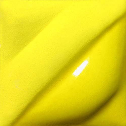 AMACO Velvet semi-tóxico semi-translúteis semi-tóxicos, 1 litro, intenso V-391 amarelo